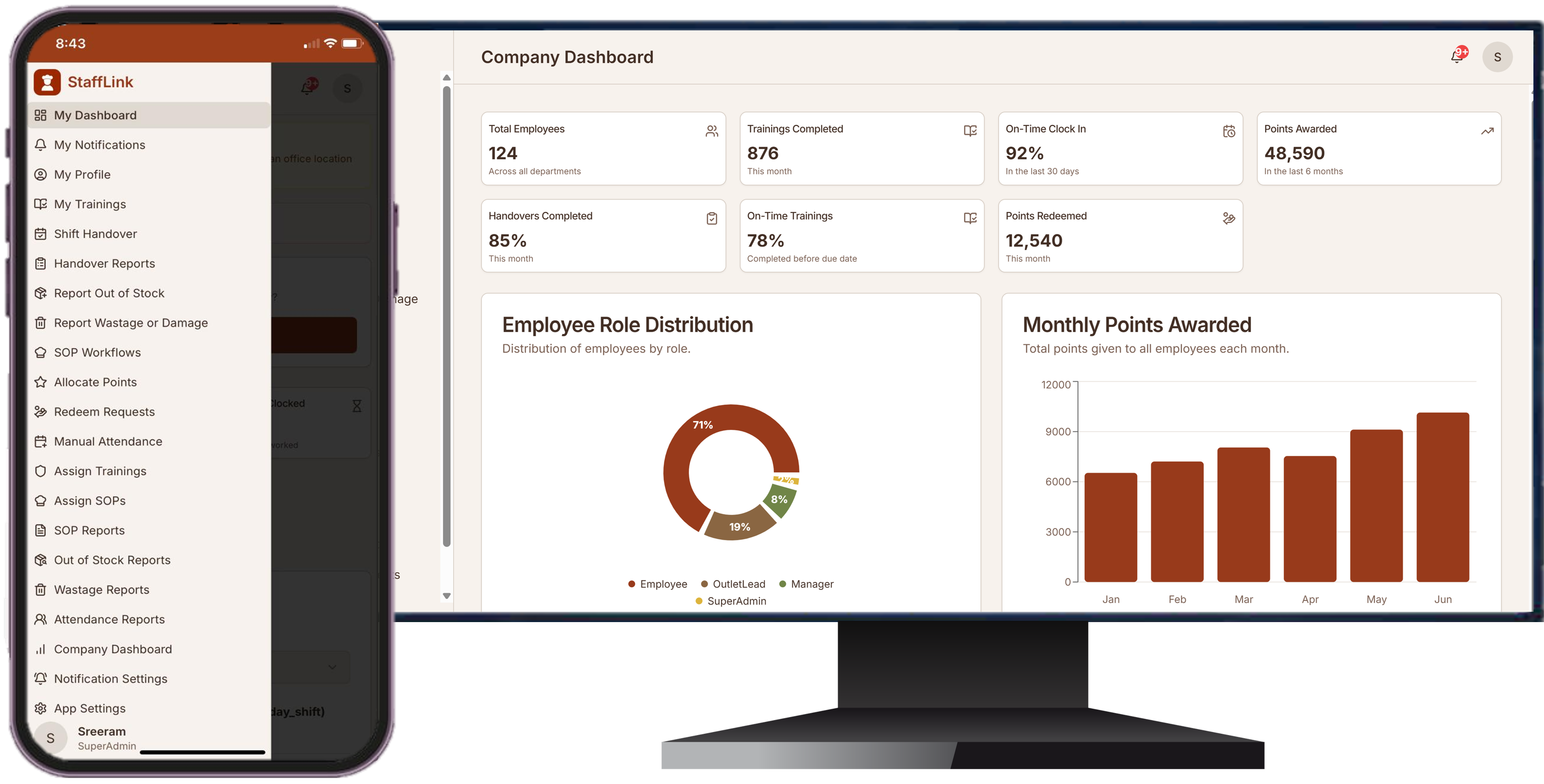 StaffLink App Screenshot